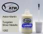 Preview: Aston-Martin, Tungsten Silver Metallic, 1262: 20ml Lackstift, von ATW Autoteile West.